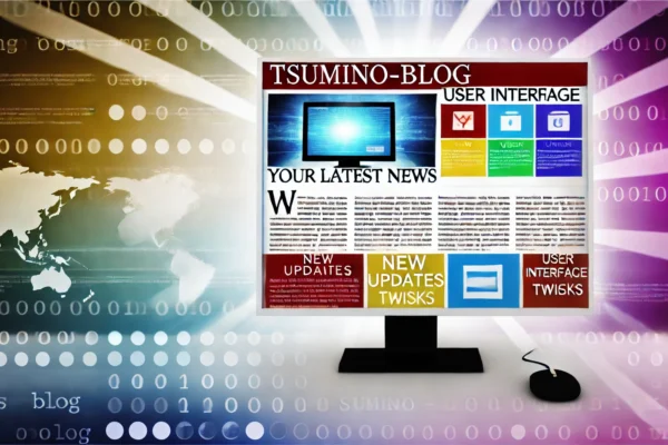 Featured image showcasing the latest tsumino-blog.com news, including updates and new features displayed on a modern computer screen.