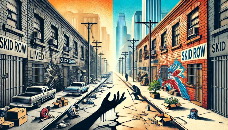 jacob clickstein lived on skid row