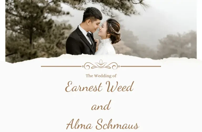 The Enduring Love of Earnest Weed and Alma Schmaus Marriage