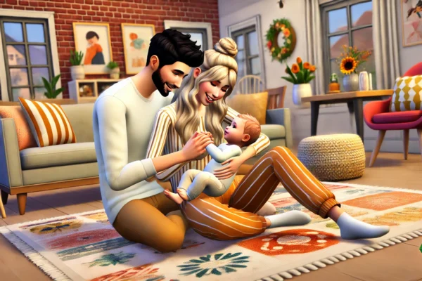 JB NSFW Christening the House Poses Sims 4 - Infant