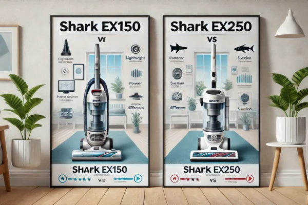 what is the difference between the shark ex150 and ex250